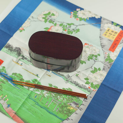 48cm Ukiyo-e Furoshiki | Suijin no Massaki