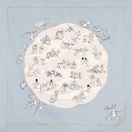 100cm Chojyugiga Furoshiki