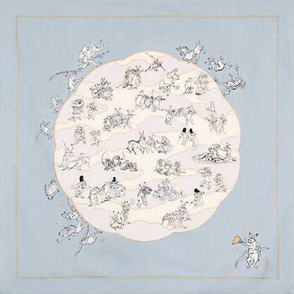 100cm Chojyugiga Furoshiki