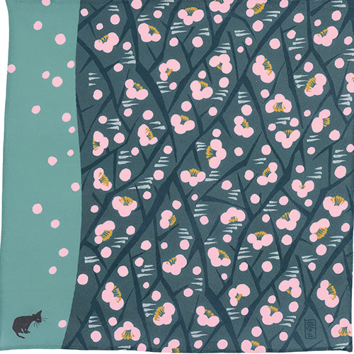 48cm Yumeji Takehisa Furoshiki | Ume to Neko