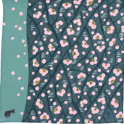 48cm Yumeji Takehisa Furoshiki | Ume to Neko