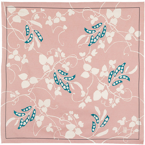 90cm Yumeji Takehisa Furoshiki | Mame (pink or sage blue)