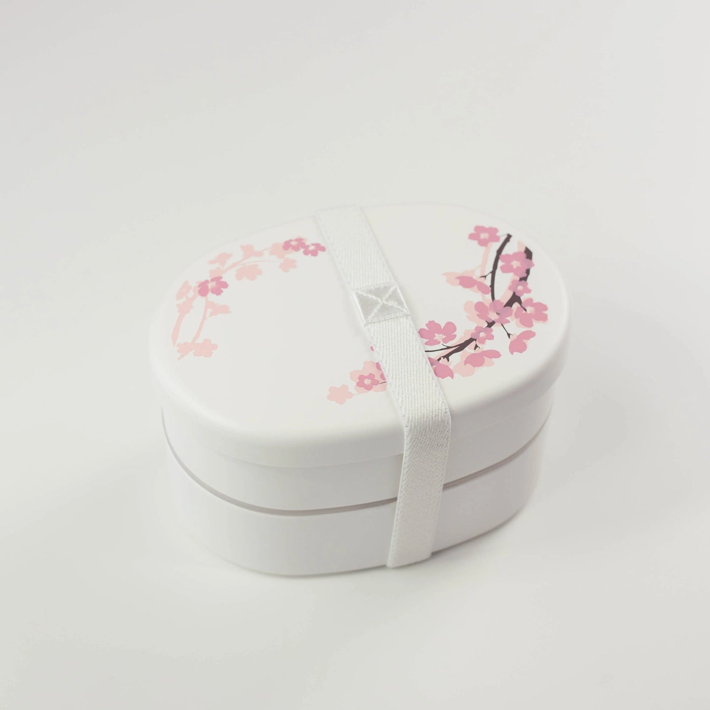 Sakura Oval Bento | Two-tiers, Mini