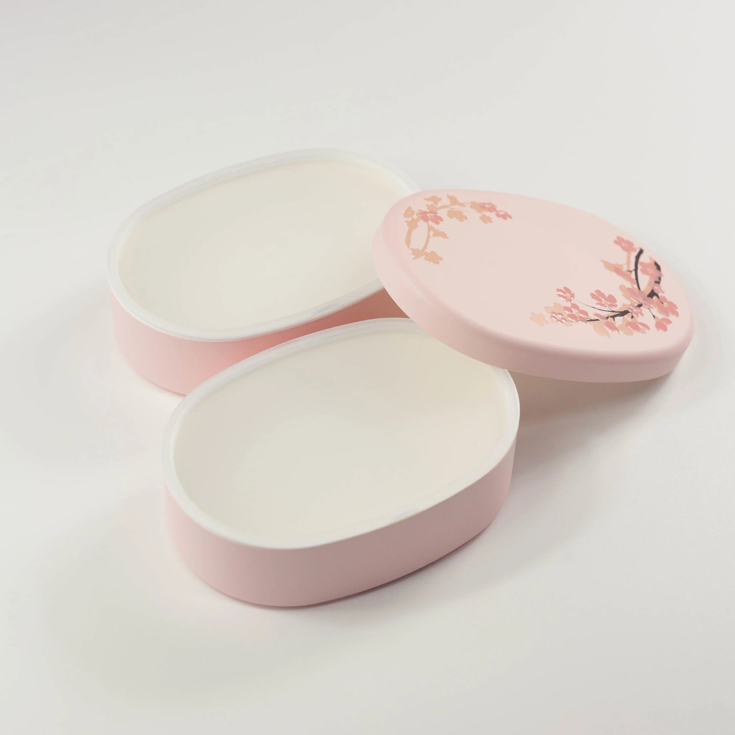 Sakura Oval Bento | Two-tiers, Mini
