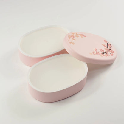 Sakura Oval Bento | Two-tiers, Mini