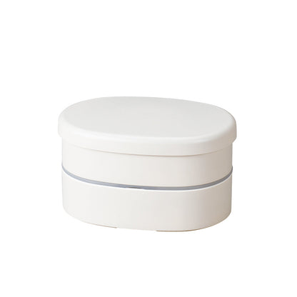 Easy Clean Oval Bento | Two tiers, Mini