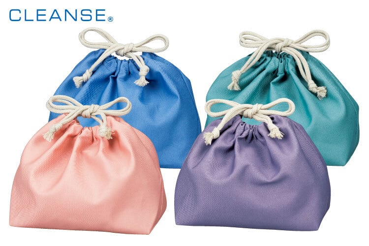 Drawstring Bento Bag (blueberry purple)