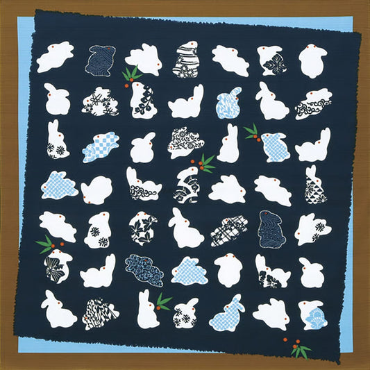 50cm Furoshiki | Usagi to Komon