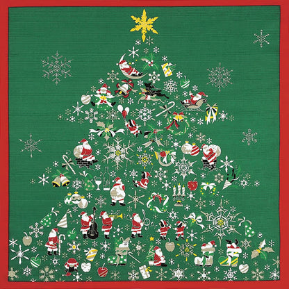 50cm Irodori Jiki Furoshiki | Christmas