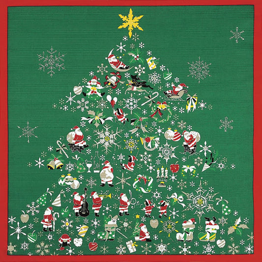 50cm Irodori Jiki Furoshiki | Christmas