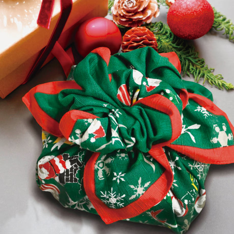 50cm Irodori Jiki Furoshiki | Christmas