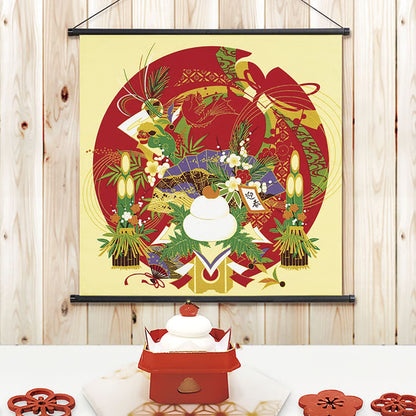 50cm Irodori Jiki Furoshiki | O Shogatsu