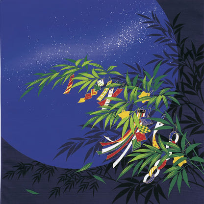 50cm Irodori Jiki Furoshiki | Tanabata