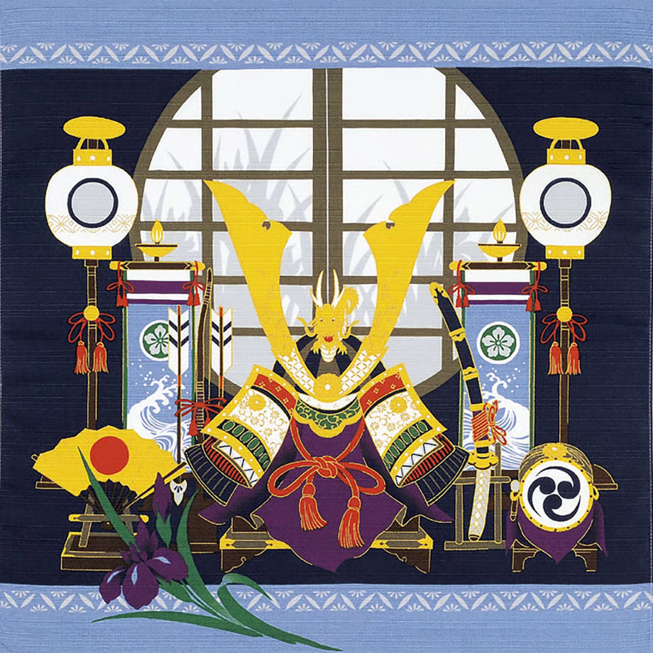 50cm Irodori Jiki Furoshiki | Tango no Sekku