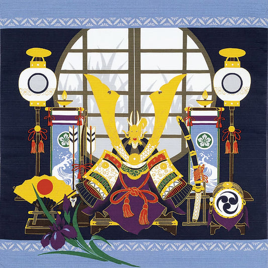 50cm Irodori Jiki Furoshiki | Tango no Sekku