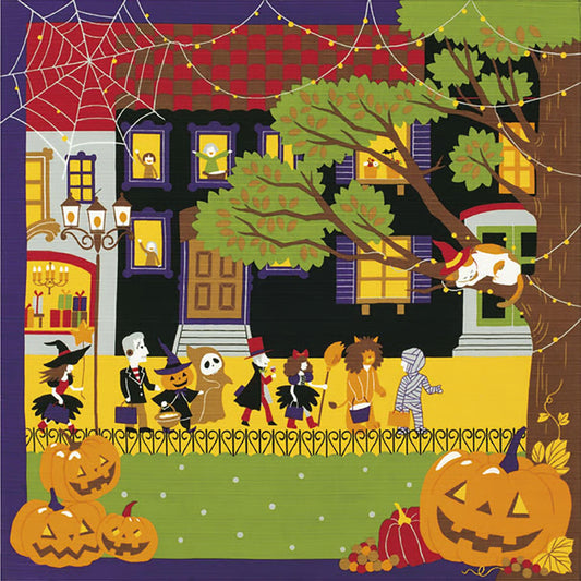 50cm Furoshiki | Mikeneko Halloween