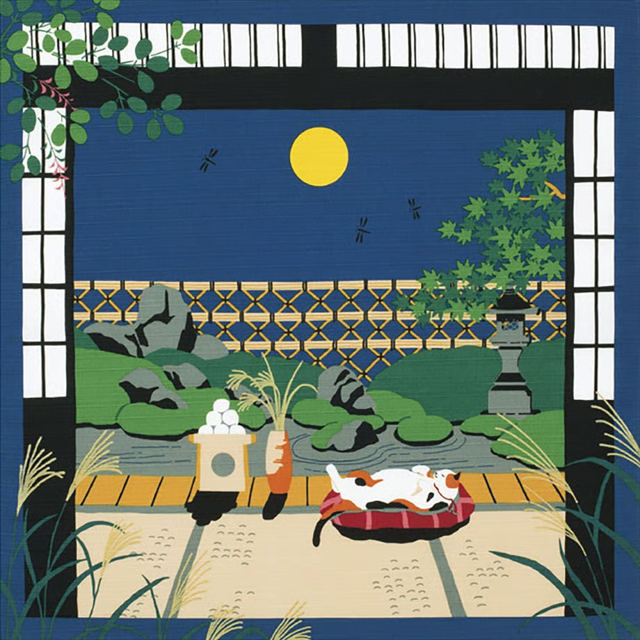 50cm Furoshiki | Mikeneko O Tsuki Sama
