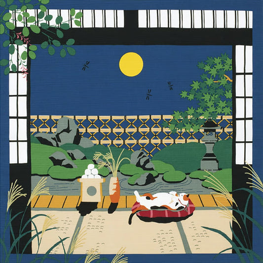 50cm Furoshiki | Mikeneko O Tsuki Sama