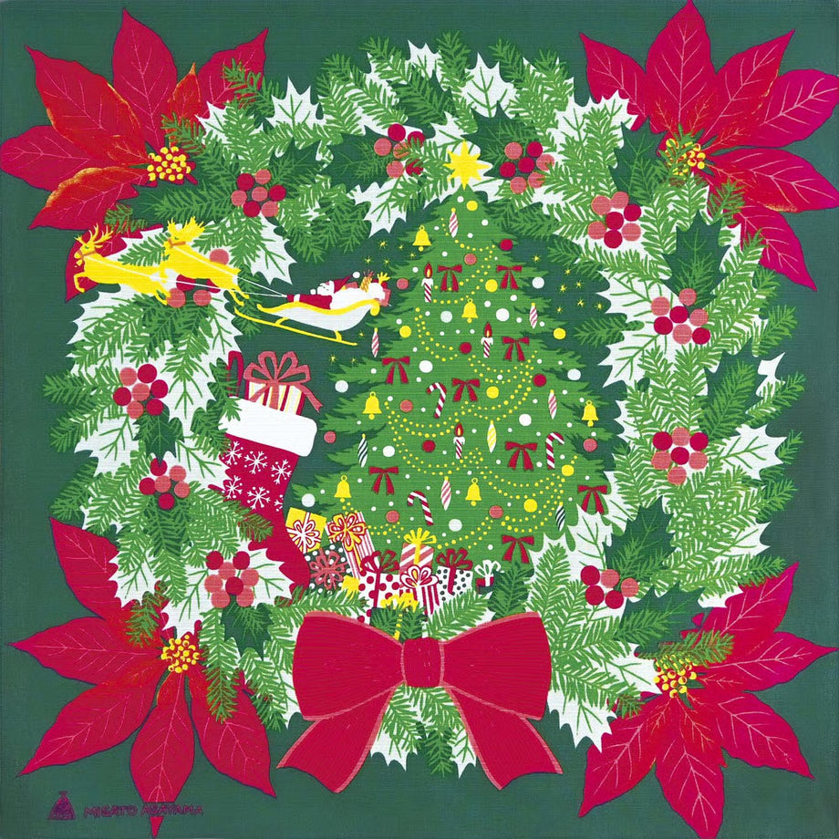50cm Misato Asayama Furoshiki | Christmas