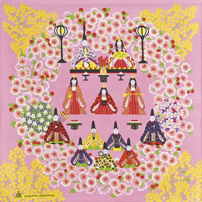 50cm Misato Asayama Furoshiki | Hina Matsuri