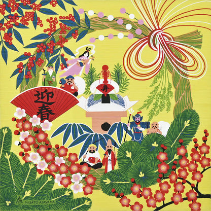 50cm Misato Asayama Furoshiki | O Shogatsu