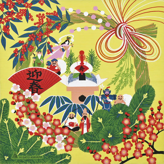 50cm Misato Asayama Furoshiki | O Shogatsu