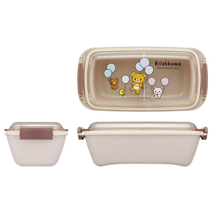 Rilakkuma Bento | One tier, 530mL (Brown)