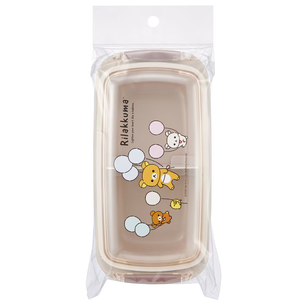 Rilakkuma Bento | One tier, 530mL (Brown)