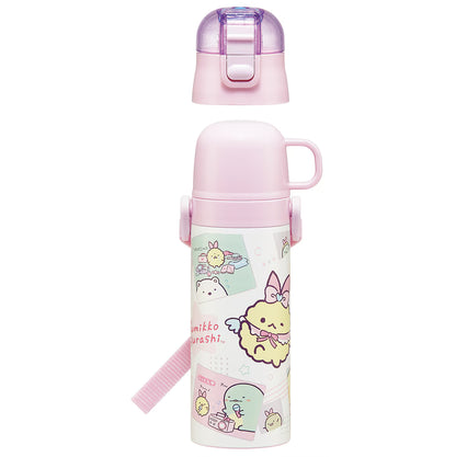Sumikko Gurashi Stainless Steel Water Bottle | Angel Ebiten (with cup)
