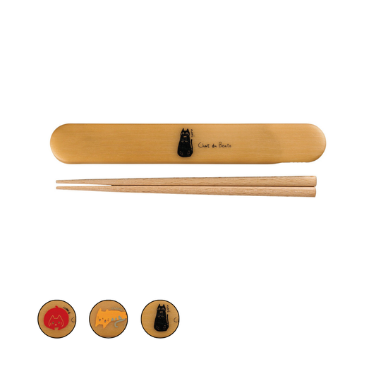 Chat du Café Mokume Chopsticks Set
