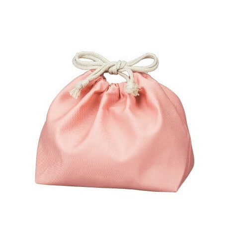 Drawstring Bento Bag (peach)