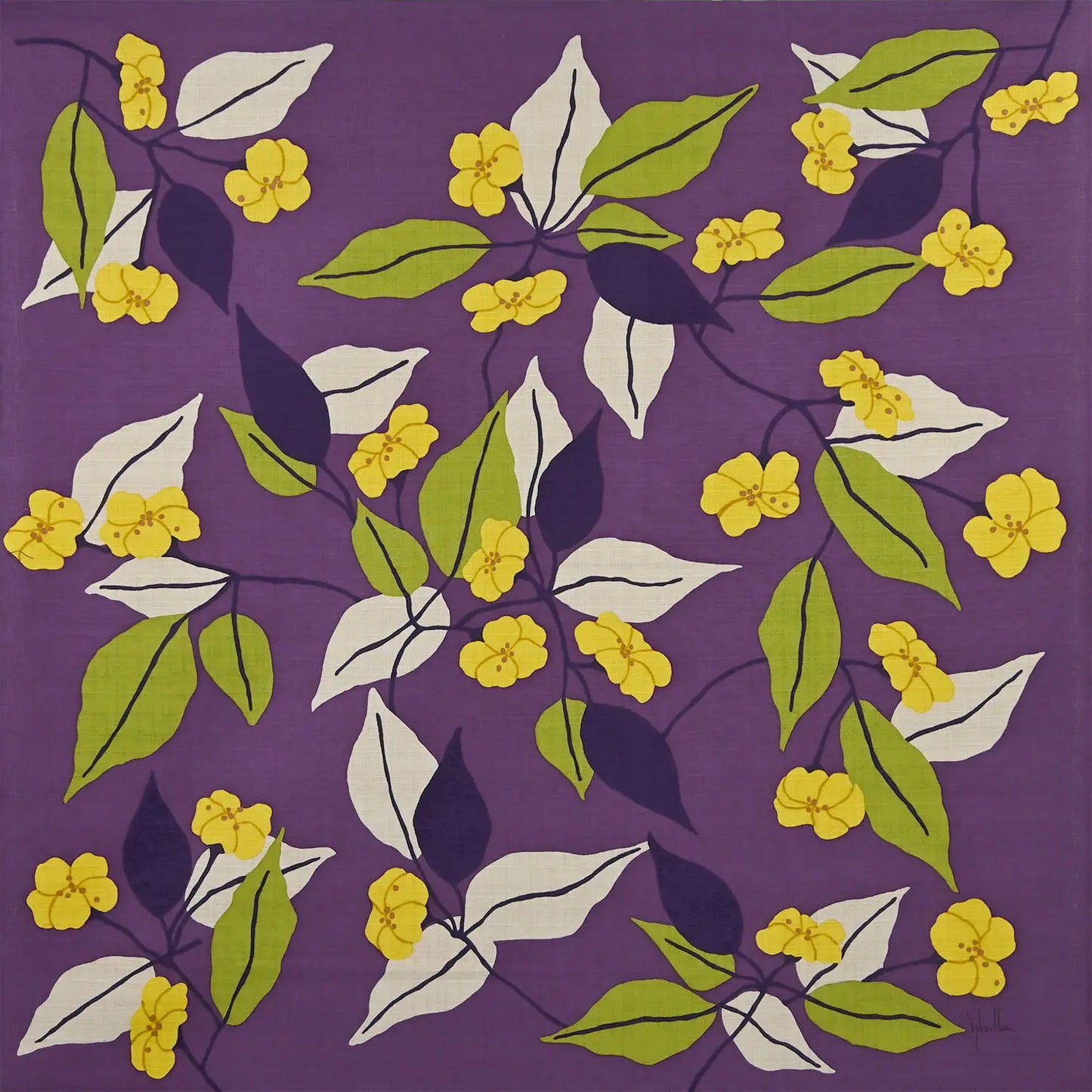 75cm Furoshiki | Pensamiento (purple)
