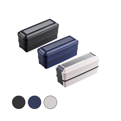 Shikiri Bento | Metallic Style, Two Tiers, 850ml