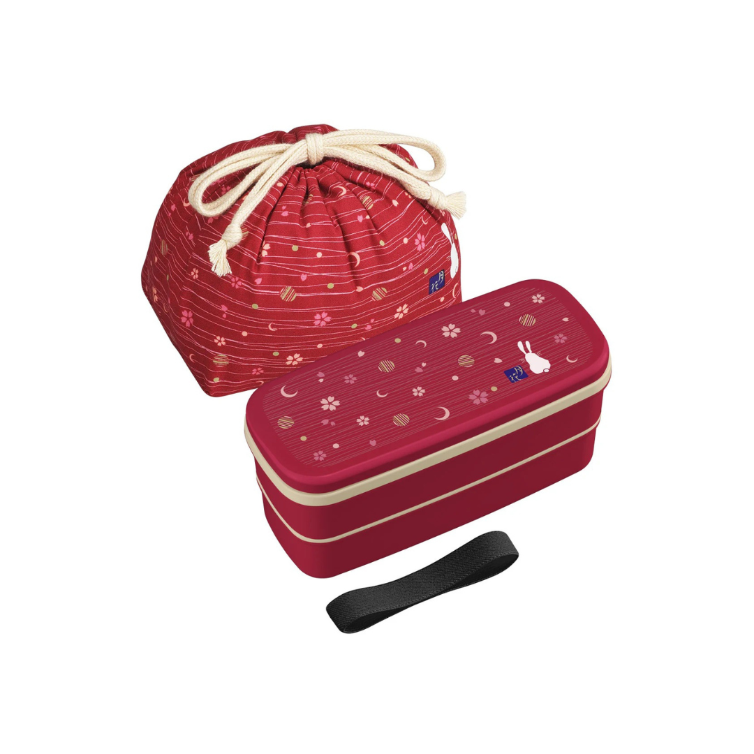 Tsukimi Usagi Lunch Box Set | Two tiers, 640ml