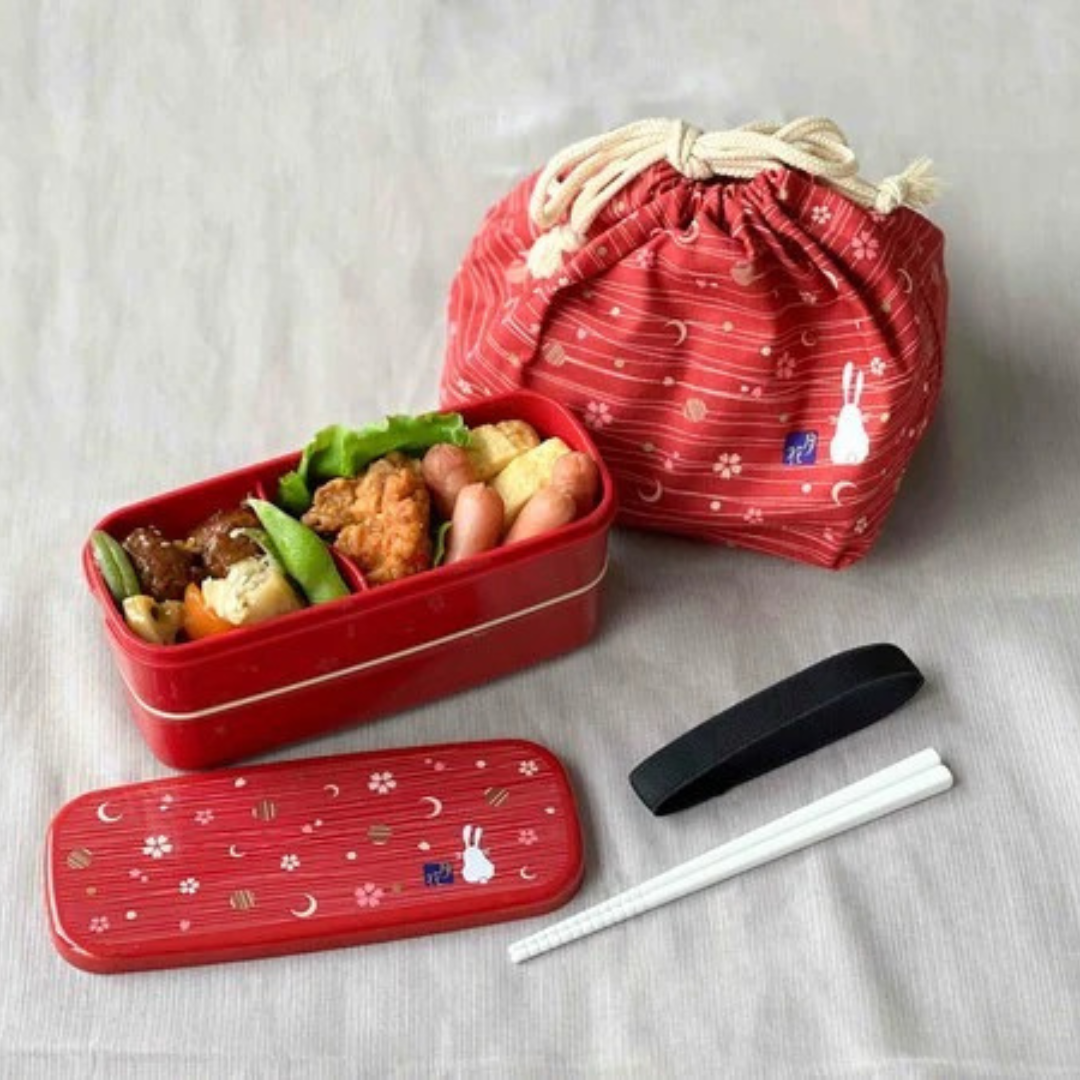 Tsukimi Usagi Lunch Box Set | Two tiers, 640ml