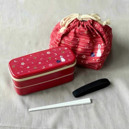 Tsukimi Usagi Lunch Box Set | Two tiers, 640ml
