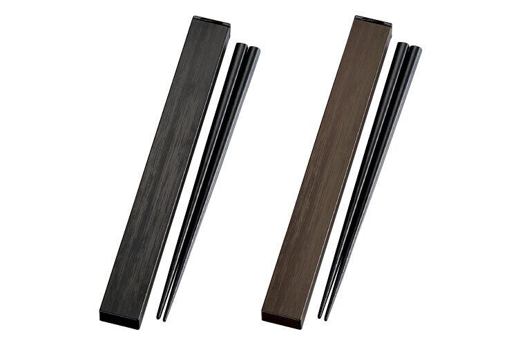 Woodgrain Chopsticks Set | Kuro Mokume, 21cm