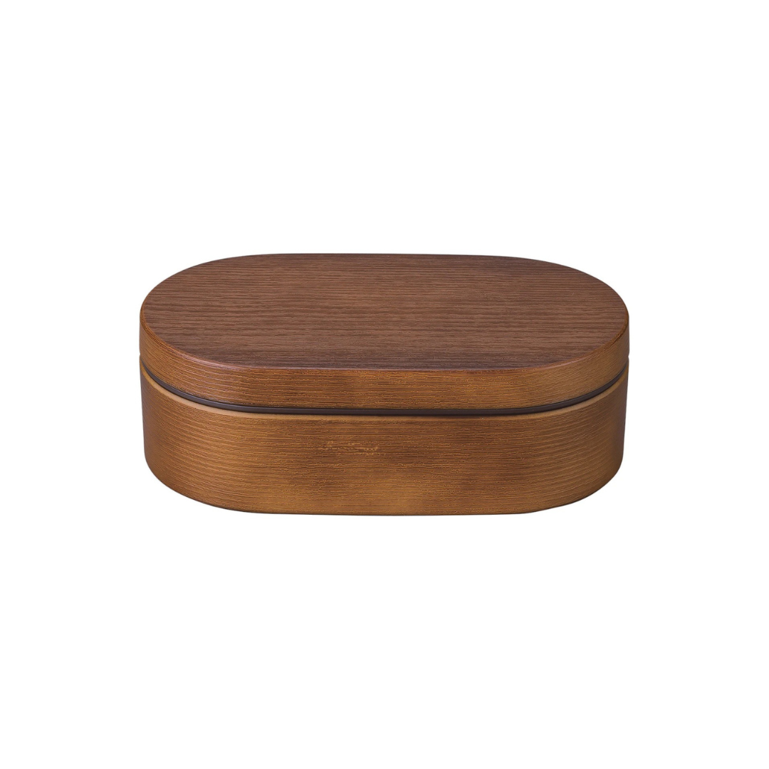 Woody+ Bento | Mokume, Oval, 800 ml