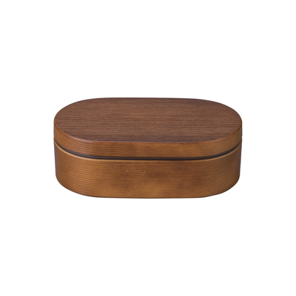 Woody+ Bento | Mokume, Oval, 800 ml