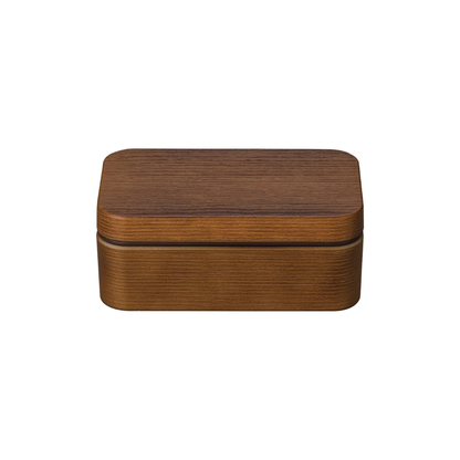 Woody+ Bento | Mokume, Rectangle, 600 ml
