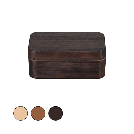Woody+ Bento | Mokume, Rectangle, 800 ml