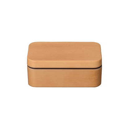Woody+ Bento | Mokume, Rectangle, 800 ml