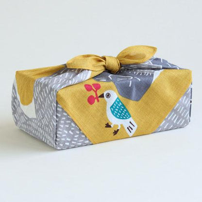 50cm Kata Kata Musubi Furoshiki | Gorilla (yellow)