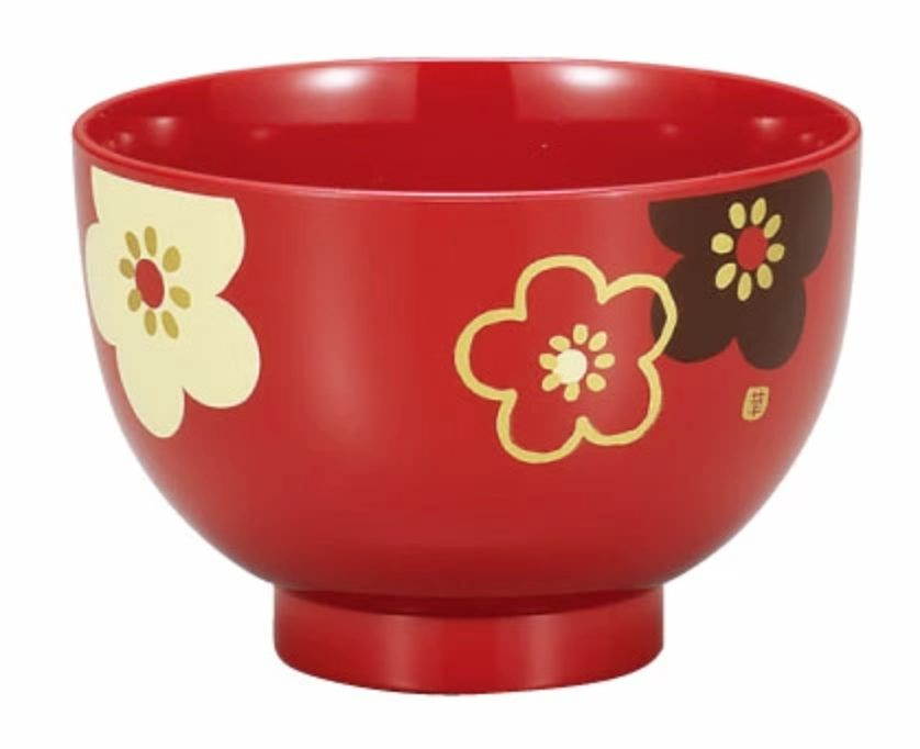 Soup Bowl | Ume, Red, 300mL