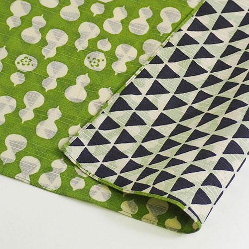 48cm Double Sided Cotton Furoshiki Wrapping Cloth | Gourd and Scales