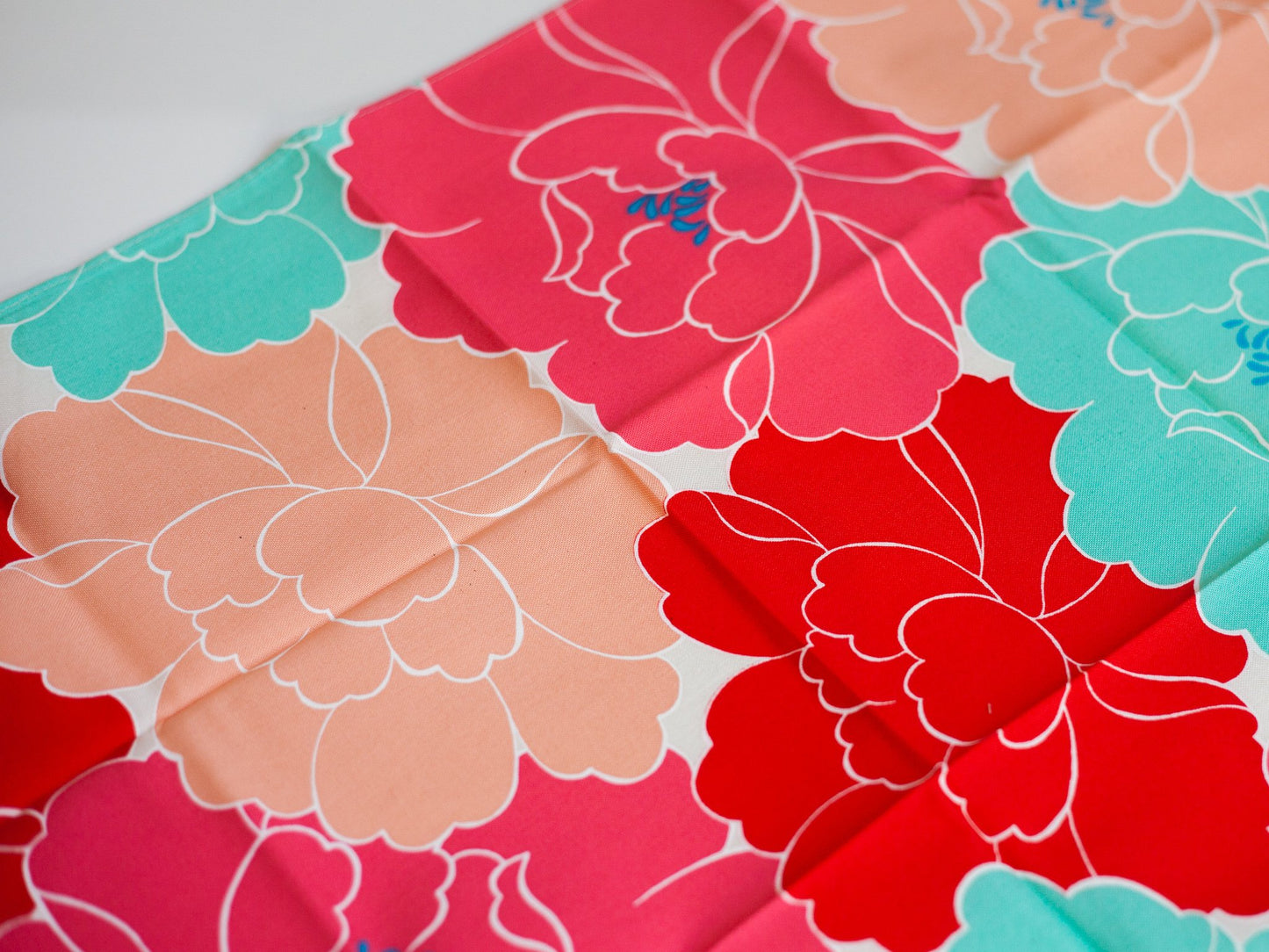 50cm Hime Musubi Furoshiki | Peony Red