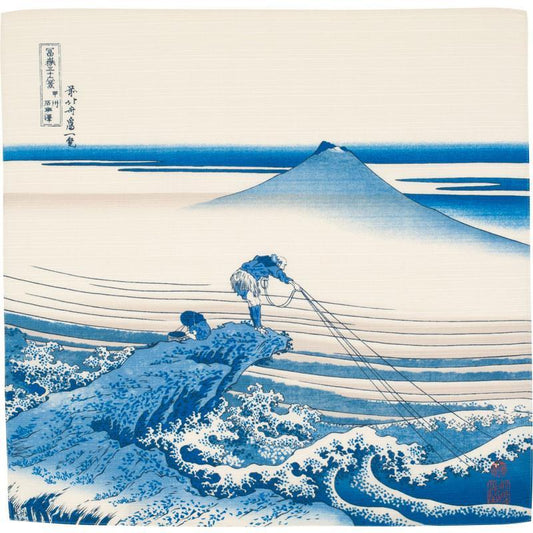 48cm Ukiyo-e Furoshiki | Koshu Kajikazawa