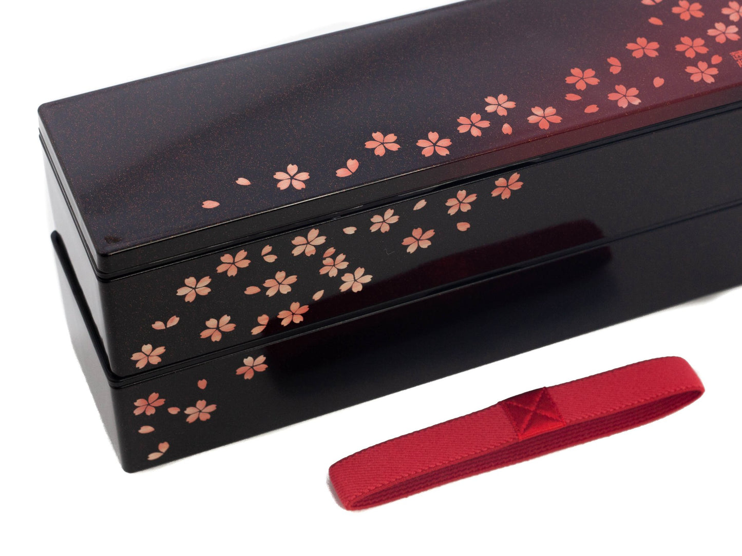 Sakura Two Tier Slim Bento Box 840mL