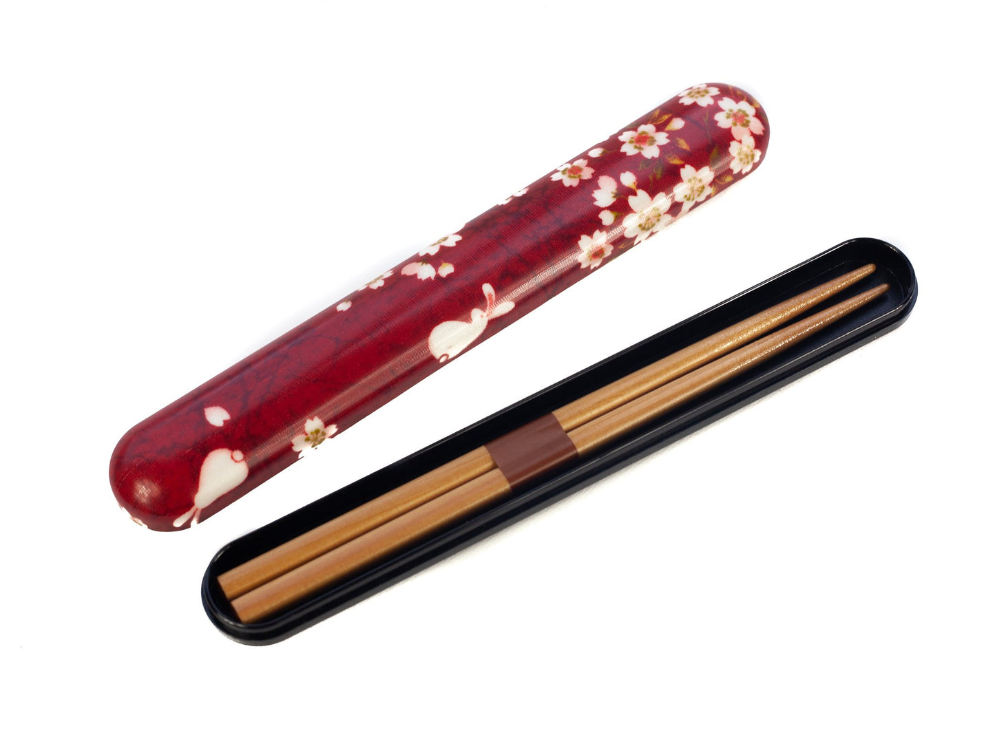 Sakura Usagi Chopsticks Set | Red