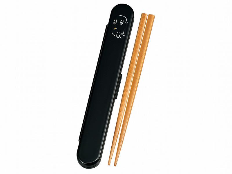 Mame Neko Chopsticks Set | Black